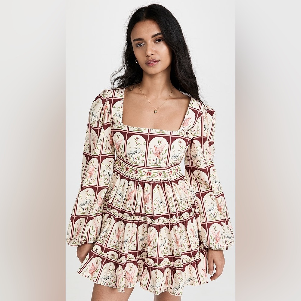 Agua Bendita Avena Garza Mini Dress